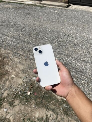 микрофоны бу: IPhone 13, Б/у, 256 ГБ, Белый, Зарядное устройство, Защитное стекло, Чехол, 77 %