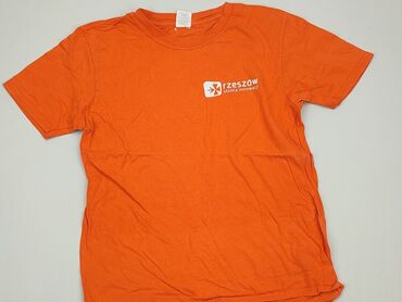 koszulka pomarańczowa: Koszulka, 12 lat, 146-152 cm, stan - Zadowalający