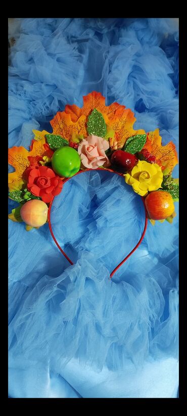 купить браслет из бисера ручной работы: Аксессуар для волос, Ободок, Детские, Материал: Текстиль, Новый