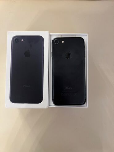 Apple iPhone: IPhone 7, 32 GB, Black Titanium, Face ID, Barmaq izi, Sənədlərlə