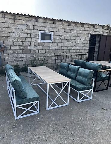 Bağ divan və kreslo dəstləri: Yeni, Metal, Azərbaycan — 1