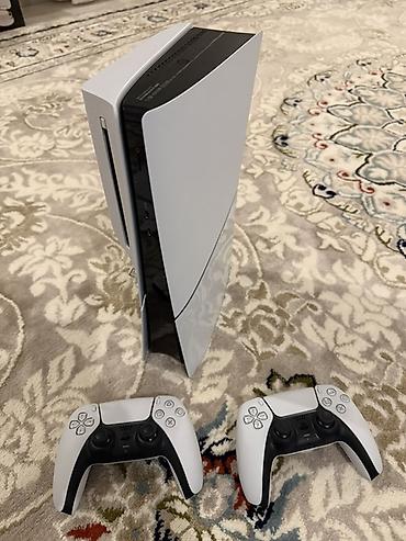ps4 game: PlayStation 5 Slim (версия с дисководом) + 2 геймпада DualSense 10 — 1