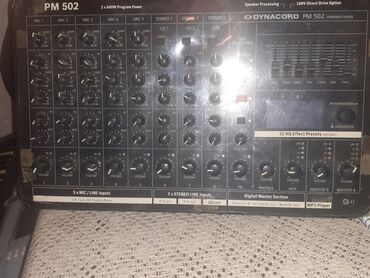 Mikşerlər: Dynacord PM 502 powered mixer - Almaniya istehsalı, Bosch — 17