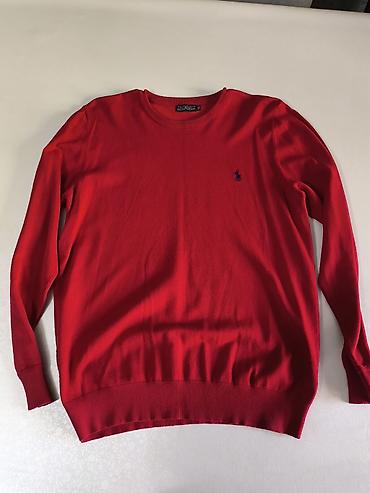 Свитера: Мужской свитер, XL, Polo Ralph Lauren, Б/у, цвет - Красный, Самовывоз, Платная доставка — 5