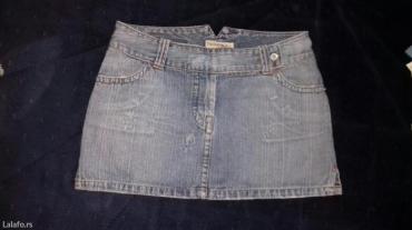 džins suknje: S (EU 36), Mini, bоја - Svetloplava