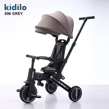 Velosipedlər: 🚼 **Kidilo S96 3 təkərli uşaq arabası** — rahatlıq, təhlükəsizlik və — 1