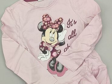 neonowe różowe buty sportowe: Blouse, Disney, 5-6 years, 110-116 cm, condition - Perfect