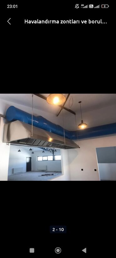 Havalandırma sistemləri: Havalandirma Zontlarin ve Borularin Hazirlanmasi ve Quraşdirilmasi — 12