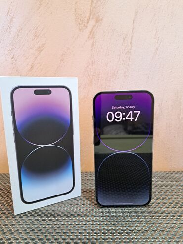 aparati za lice protiv bora: Apple iPhone iPhone 14 Pro, 128 GB, Deep Purple, Guarantee, Fingerprint, Face ID