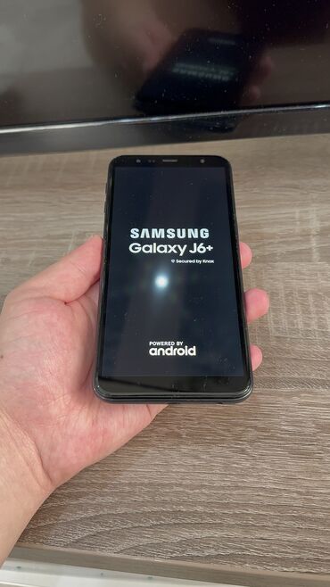 самсунк телефон: Samsung Galaxy J6 Plus, Колдонулган, < 2 ГБ, түсү - Көк, 2 SIM