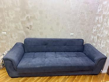 Divan satılır 230₼. Yaxşı vəziyyətdədir. Açılır, baza var. Ünvan