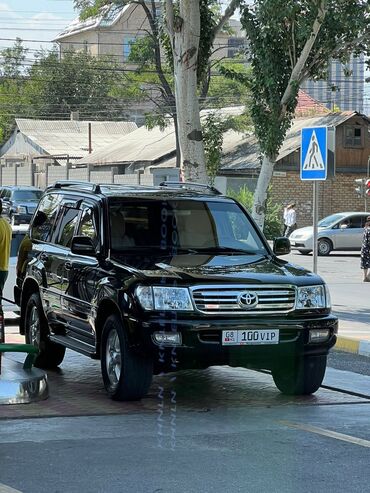 toyota land cruiser 200 бишкек: Тойота Ленд Крузер 100 Год выпуска: 2001 Цвет: черный Объем: 4,7