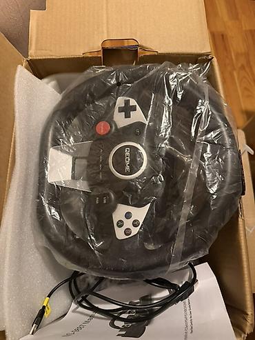 Video oyunlar üçün aksesuarlar: QEOME oyun sükan dəsti - Vibrasiya funksiyalı sükan: real sürüş hissi — 2