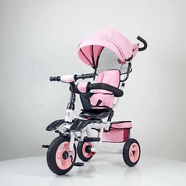planika obuca: TRICIKL 419 ROZE sa rotirajućim sedištem – multifunkcionalni tricikl — 1