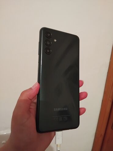 samsunq planşet: Samsung Galaxy A04s, 32 GB, rəng - Qara, Barmaq izi, İki sim kartlı