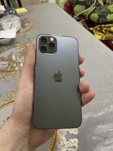 цшаш адаптер: IPhone 12 Pro, 128 GB, Gümüşü, Zəmanət, Simsiz şarj, Face ID