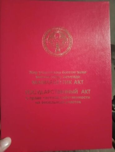 базар коргон жер: 4 соток, Курулуш, Кызыл китеп, Сатып алуу-сатуу келишими