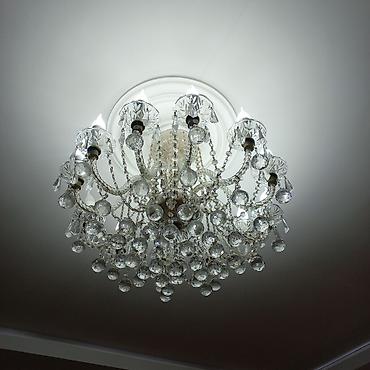 İşıqlandırma: Çılçıraq, 10 və daha çox lampa, Metal — 3