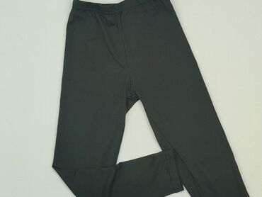 czarne spodnie szerokie nogawki: Leggings for kids, 8 years, 128, condition - Very good