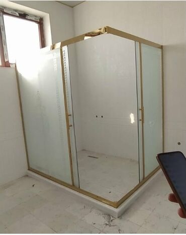 Duş kabinaları, arakəsmələr: Yeni Arakəsmə, Künc üçün, Pulsuz çatdırılma — 29