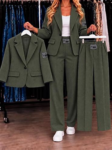 muski sako i pantalone: Ženski komplet sako + pantalone
3900din
S M L Xl — 8