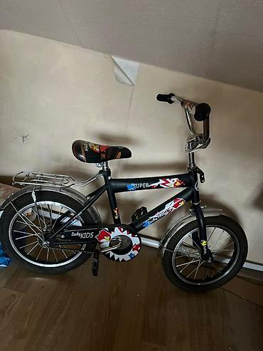masin velosiped: Uşaq velosipedi – Lucky Kids “Super” modeli - Çərçivə: polad, mat — 1
