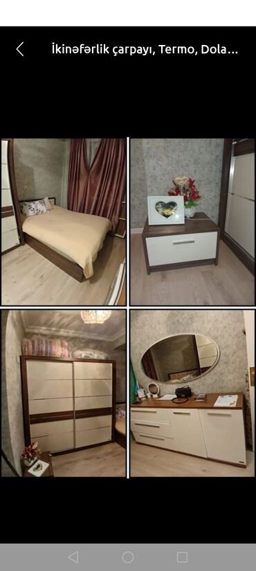 винный шкаф: İkinəfərlik çarpayı, Dolab