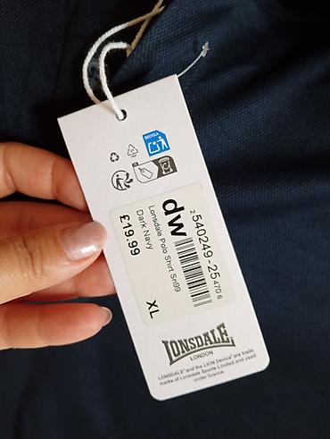 boyuk beden kofta: Polo köynək, Lonsdale, XL, rəng - Göy — 2