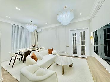 Продажа квартир: 2 комнаты, 75 м², Асанбай мкр Элитка, 1 этаж, Дизайнерский ремонт — 5