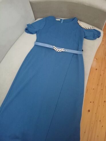 mavi kupalniklər: Вечернее платье, Миди, 2XL (EU 44)