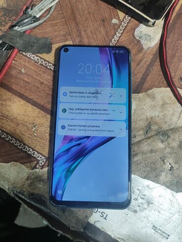 samsung a6 plus ekran: Xiaomi Redmi Note 9, 64 GB, rəng - Yaşıl, 
 Qırıq, Barmaq izi