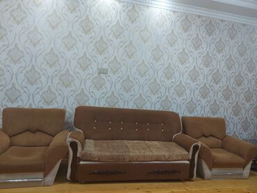 Дача в говсанах - Азербайджан: 2 кресло + диван + журнальный Самодоставка. Мебель находится в