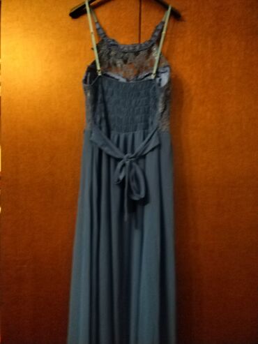 Haljine: Elegantne dugačke haljine – set od 2 modela 1) Krem večernja/boho — 9