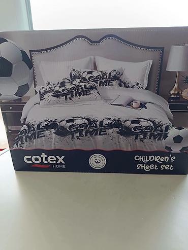 svetlo zelena: Cotex Home dečiji komplet posteljine – fudbalski dizajn “Goal Time” — 1
