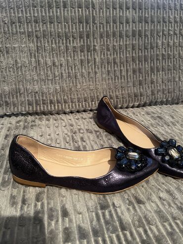 женские синие туфли: Туфли 39, цвет - Синий