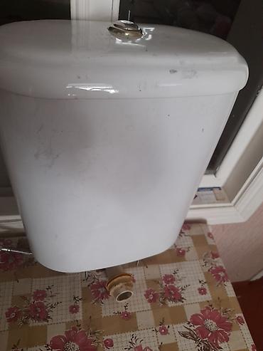 Unitazlar: Satılır: tualet üçün mexaniki yuma çəni - Material: keramik (ağ) - — 4