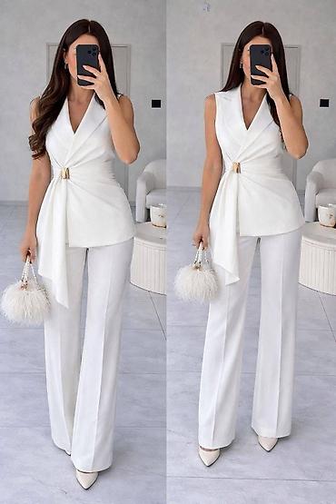 Kompleti: Elegantni ženski komplet – prsluk sa pantalonama Fenomenalni Zara — 5