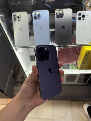 айфон 11про макс новый: IPhone 14 Pro, Колдонулган, 256 ГБ, Deep Purple, 86 %