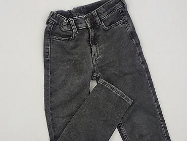 spodnice moraj: Spodnie jeansowe, H&M, 5-6 lat, 122, stan - Idealny — 1
