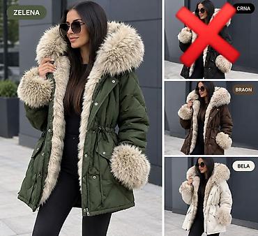 alpaca: 10. Ženske zimske jakne sa bogatim krznom ❄️ 🧥 Boje: zelena, crna — 3