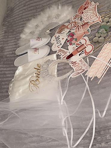 Toy aksesuarları: Gəlin temalı bachelorette/bridal shower dəsti Aksesuar və dekor — 1
