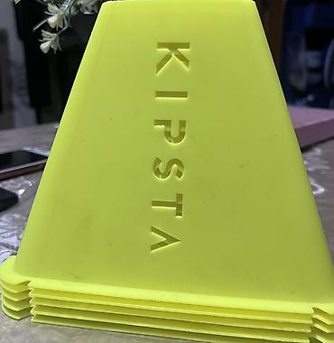 tap az idman aletleri: Kipsta məşq nişanlayıcı konuslar (6 ədəd) - Rəng: parlaq neon-sarı – — 3