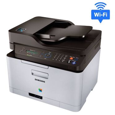 Принтер, сканер, ксерокс. Цветной лазерный. Samsung C460FW В хорошем