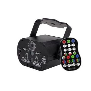 Проекторы: Светодиодно-лазерный цветомузыкальный диско проектор 60 шаблонов — 2