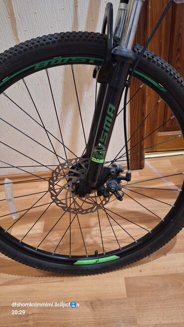 İdman velosipedləri: ISMA markalı, qara rəngli, yaşıl detalları olan dağ velosipedi -da lalafo.az — 6 İdman velosipedləri: ISMA markalı, qara rəngli, yaşıl detalları olan dağ velosipedi — 6