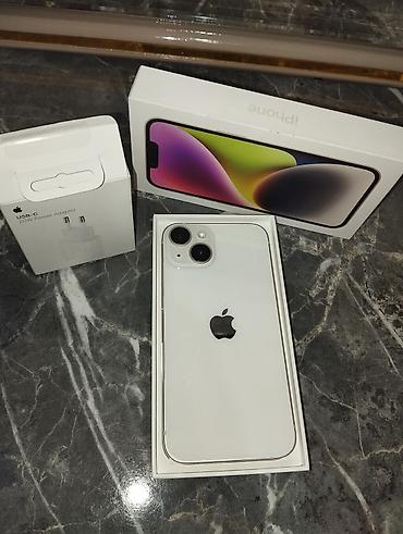 Мобильные телефоны: IPhone 14, 128 ГБ, Белый, Face ID — 3