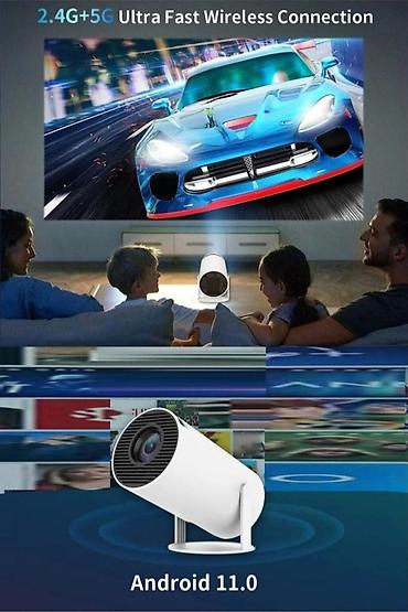 hy300 projector: İşlənmiş Portativ Proyektor Android, Pulsuz çatdırılma — 5