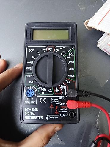 Цифровой мультиметр DT-830B Компактный прибор для измерения основных
