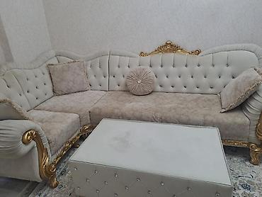döş döşəkcələri: İşlənmiş, Künc divan, Qonaq otağı üçün, Açılmayan — 3