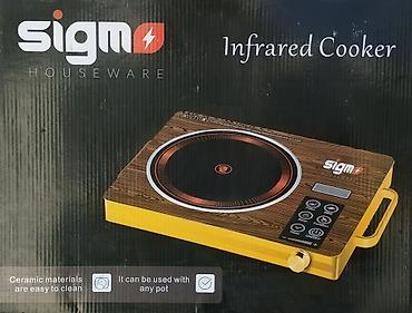 Электрические плиты, Sigma, Новый, Настольная, Сенсорная, Полная оплата